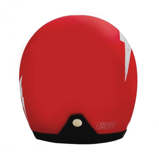 Casco Moto Jet Sunra Rojo 6