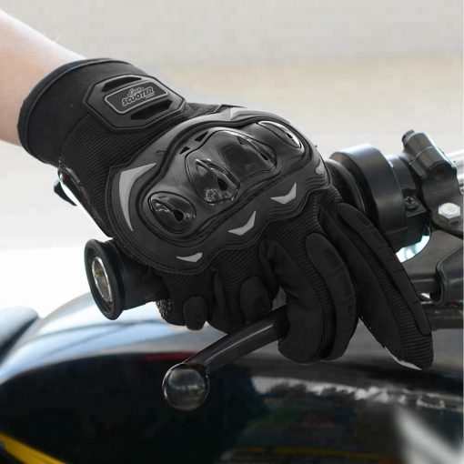 Comprar Guantes Táctiles Antideslizantes Moto Negro Talla L 9