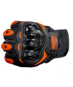 Guantes Táctiles Antideslizantes Moto Naranja Talla L 15