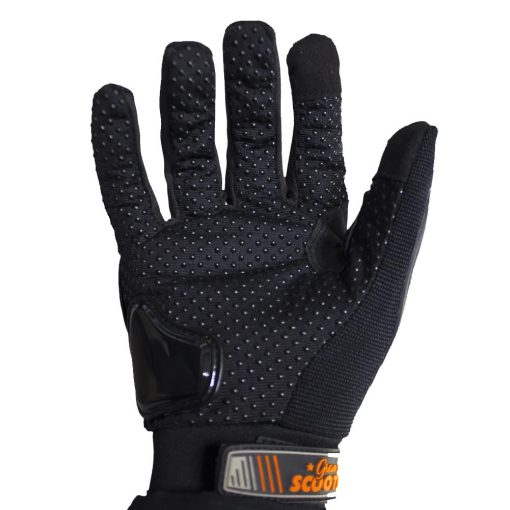 Guantes Táctiles Antideslizantes Moto Naranja Talla L 5