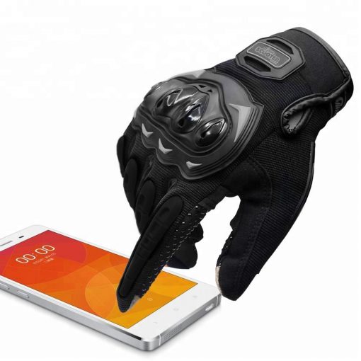 Comprar Guantes Táctiles Antideslizantes Moto Negro Talla L 8