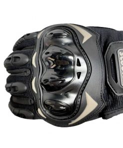 Guantes Táctiles Antideslizantes Moto Negro Talla M 12