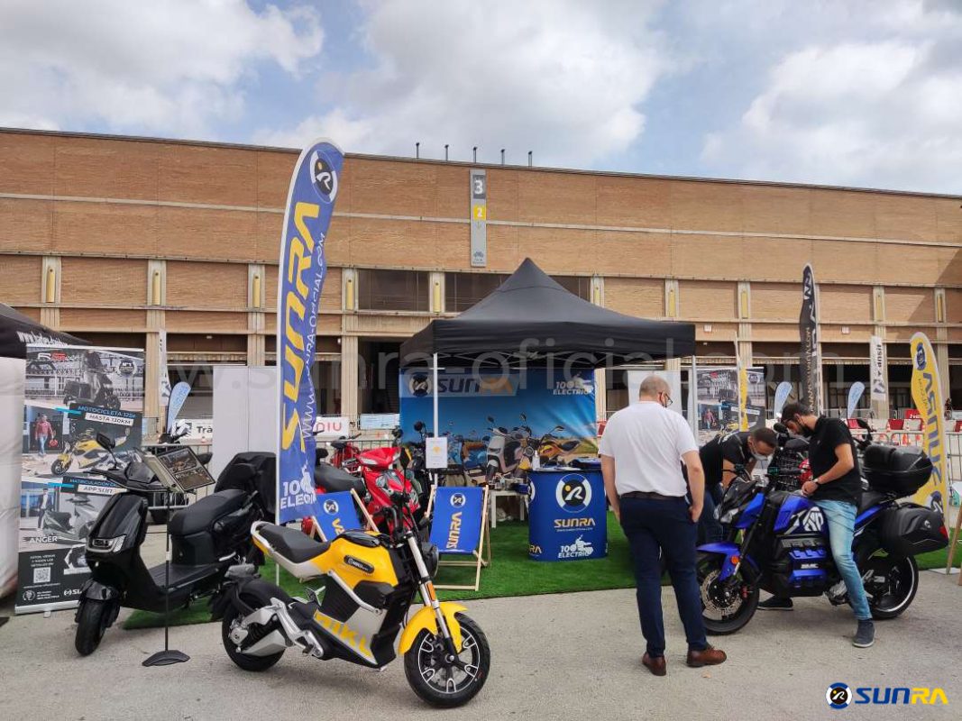 Stand de Sunra en Automobile Barcelona 2021