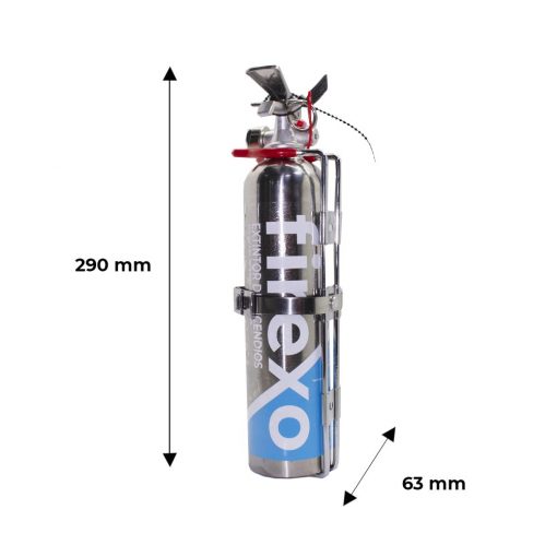 Extintor Aerosol 500ml ABCDEF / Baterías de Li-Ion FIREXO 8